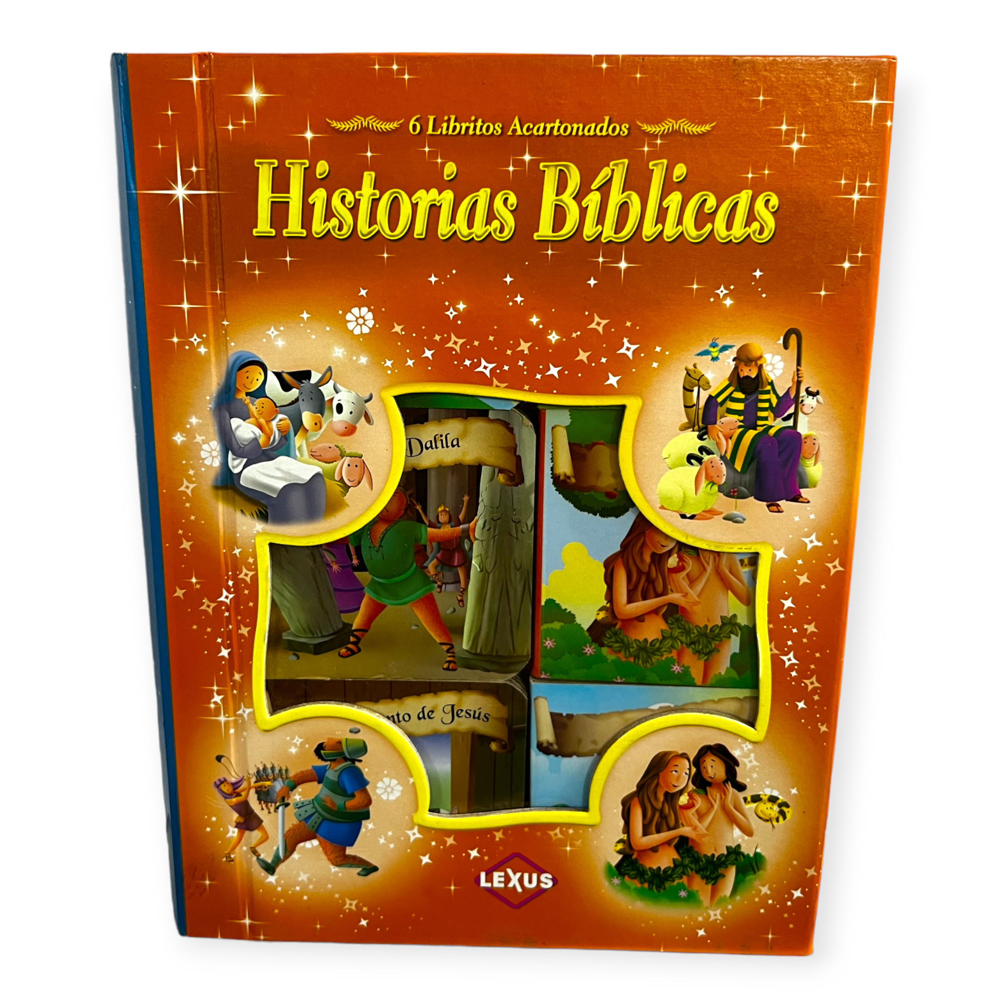 Historias Bíblicas – 6 Libritos de Cartón para Niños